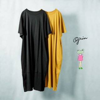 grin / グリン マナプール度詰めモックワイドTシャツ,レディース