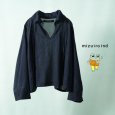 画像1: mizuiroind / ミズイロインド リボンカラーワイドシャツ (1)