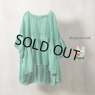 mizuiro ind スタンドカラーシアーシャツ｜ MARcourt ONLINE