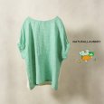 画像1: NATURALLAUNDRY / ナテュラルランドリー パネル 袖シャーリングプルオーバー (1)