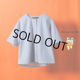 新品　ミズイロインド　シアーコットンクルーネックTシャツ　フリーサイズ 新品 ミズイロインド シアーコットンクルーネックTシャツ
