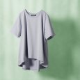 画像6: mizuiroind / ミズイロインド クルーネックフレアTシャツ (6)