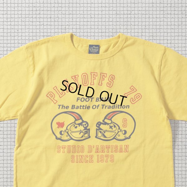 画像2: STUDIOD'ARTISAN / ステュディオダルチザン USAコットンプリントTシャツ (2)