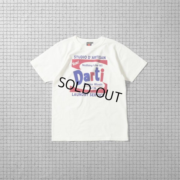 画像3: STUDIOD'ARTISAN / ステュディオダルチザン 吊り編みプリントTシャツ (3)