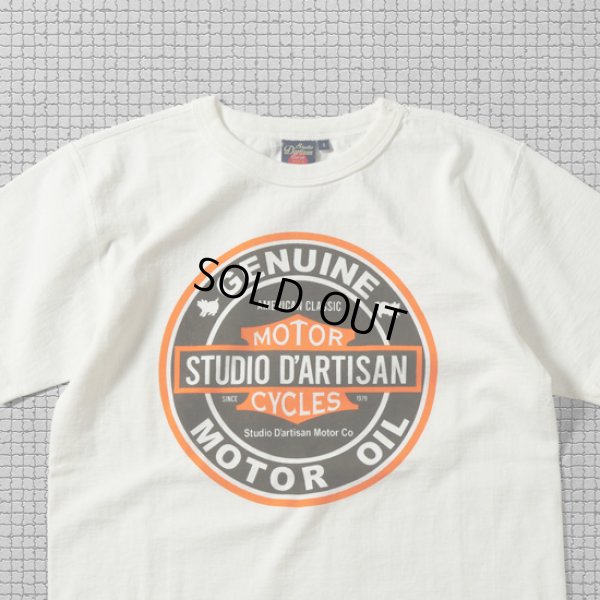 画像5: STUDIOD'ARTISAN / ステュディオダルチザン 吊り編みプリントTシャツ (5)