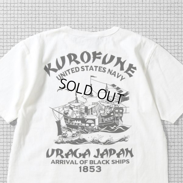 画像5: STUDIOD'ARTISAN / ステュディオダルチザン 黒船 U.S.N.Tシャツ (5)