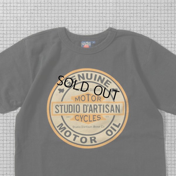 画像3: STUDIOD'ARTISAN / ステュディオダルチザン 吊り編みプリントTシャツ (3)