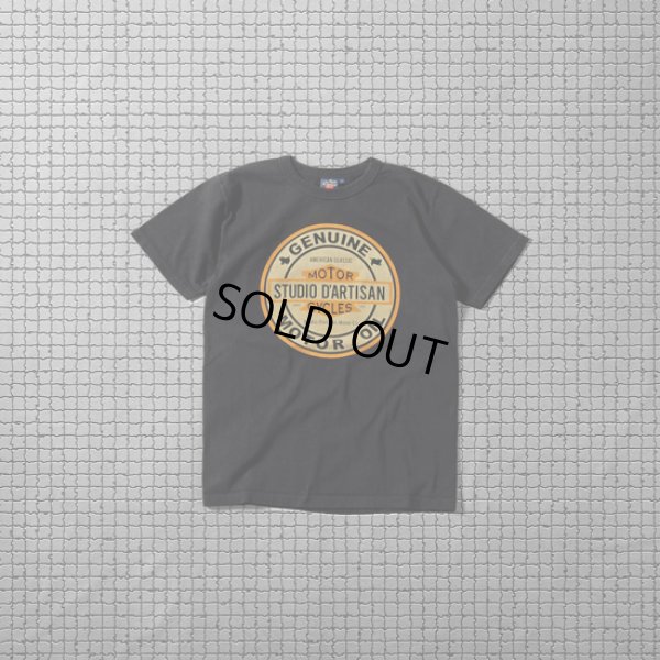 画像2: STUDIOD'ARTISAN / ステュディオダルチザン 吊り編みプリントTシャツ (2)