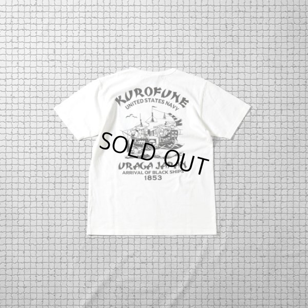 画像4: STUDIOD'ARTISAN / ステュディオダルチザン 黒船 U.S.N.Tシャツ (4)