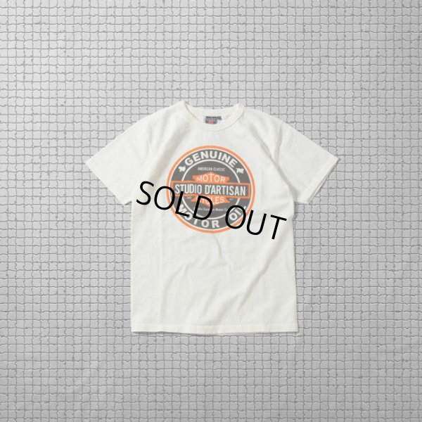 画像4: STUDIOD'ARTISAN / ステュディオダルチザン 吊り編みプリントTシャツ (4)