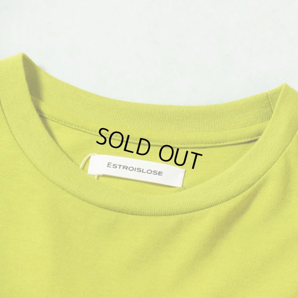 画像2: ESTROISLOSE / エストゥロワルーズ シック天竺切替Tシャツ (2)