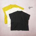 画像1: grin / グリン マナプール度詰めモックワイドTシャツ (1)