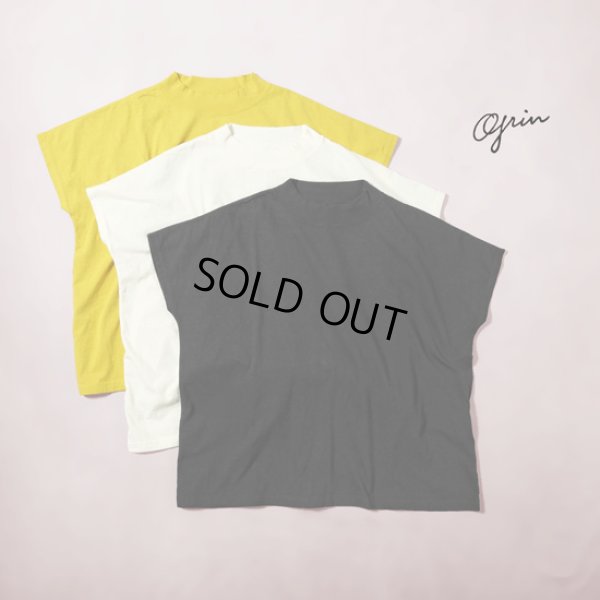 画像1: grin / グリン マナプール度詰めモックワイドTシャツ (1)