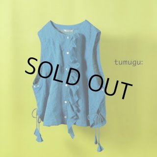 tumugu ツムグ 綿麻 幾何学柄 オリジナル ジャガード サルエル パンツ tumugu ツムグ 綿麻 幾何学柄 オリジナル ジャガード サルエル