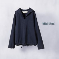 画像1: MidiUmi / ミディウミ セーラーカラーシャツ (1)