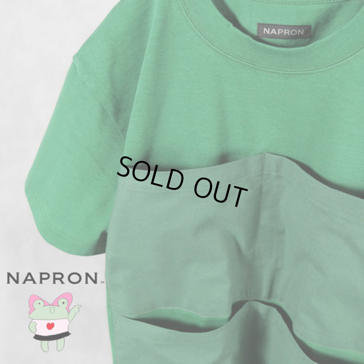 画像1: NAPRON / ナプロン ビッグポケットTシャツ (1)