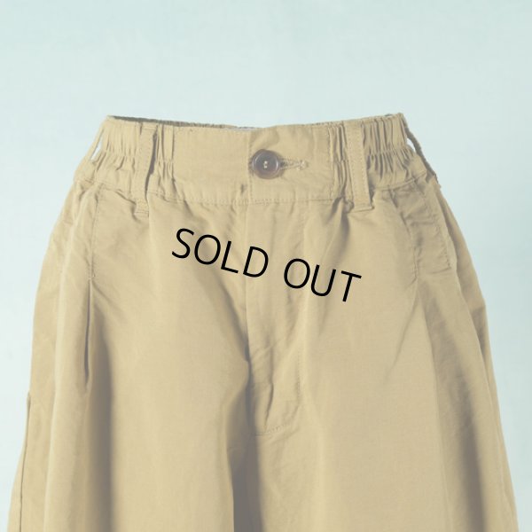 画像3: sasanqua by trees / サザンカバイツリーズ コットンリネンウェザーバナナトラウザー (3)