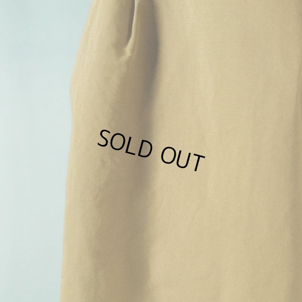 画像8: sasanqua by trees / サザンカバイツリーズ コットンリネンウェザーバナナトラウザー (8)