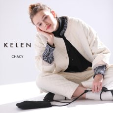 画像1: KELEN / ケレン キルティングデザインジャケット CHACY (1)