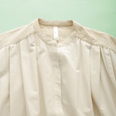 画像9: KELEN / ケレン レースワイドシャツドレス COMA LACE (9)