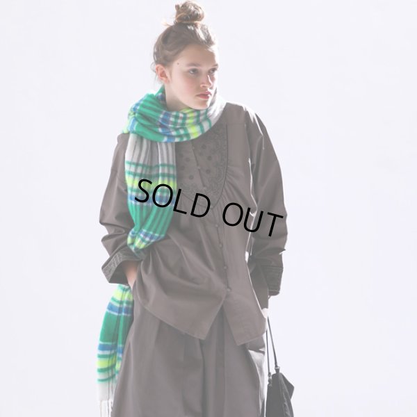 画像2: KELEN / ケレン デザインカラーチェックストール ORAL (2)