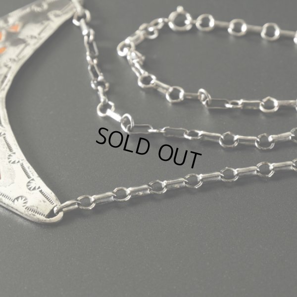 画像6: Indian Jewelry / インディアンジュエリー フラットインレイペンダント (6)