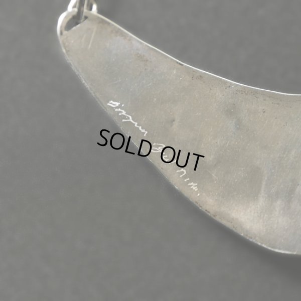 画像8: Indian Jewelry / インディアンジュエリー フラットインレイペンダント (8)