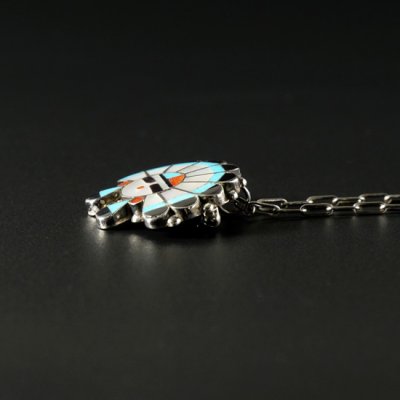 Indian Jewelry / インディアンジュエリー インレイブローチペンダント