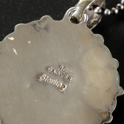 Indian Jewelry / インディアンジュエリー インレイペンダント サン