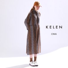 画像1: KELEN / ケレン ペイズリープリントドレス CIMA (1)