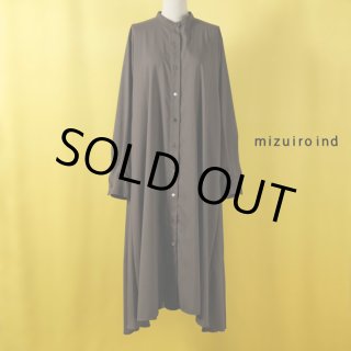 mizuiroind / ミズイロインド プリーツカラーワンピース