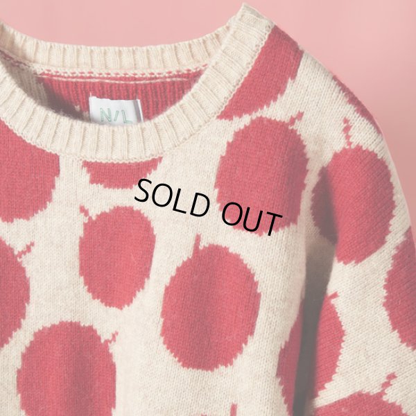 画像2: NATURAL LAUNDRY / ナテュラルランドリー エアー リンゴジャガードプルオーバー (2)