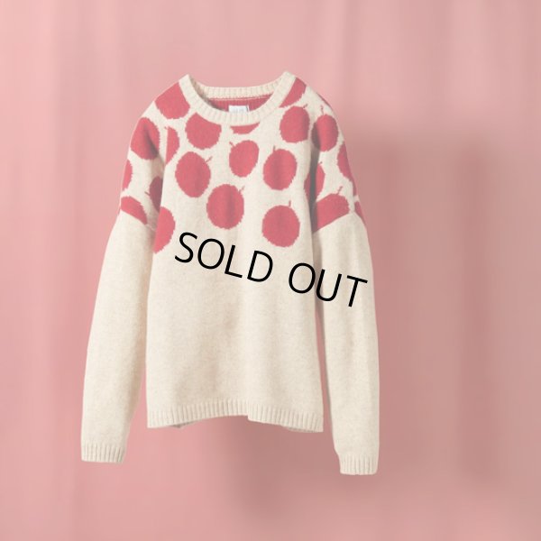 614 ベージュ×レッド