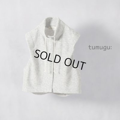 tumugu / ツムグ リサイクルウールボアベスト,ブランド,