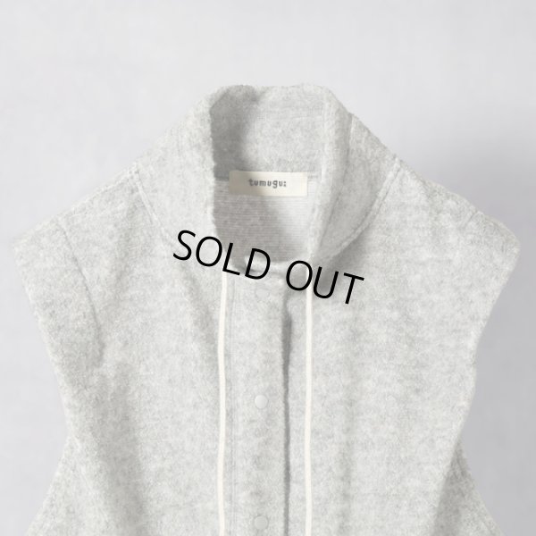 画像2: tumugu / ツムグ リサイクルウールボアベスト (2)