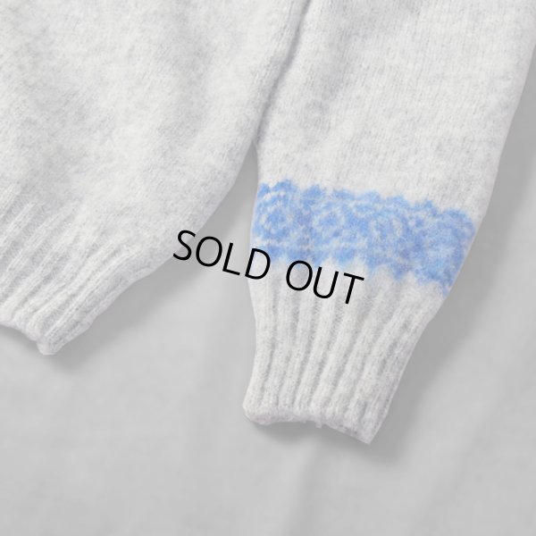 画像4: Harley of scotland / ハーレーオブスコットランド ジャガードクルーネックセーター (4)