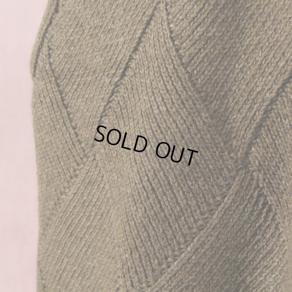 画像4: NATURALLAUNDRY / ナテュラルランドリー ラムケーブル ダイヤゴナルベスト (4)