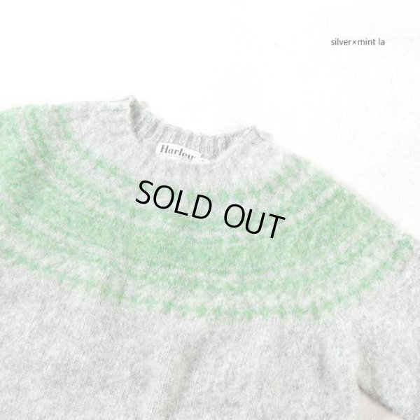 画像9: Harley of scotland / ハーレーオブスコットランド ジャガードクルーネックセーター (9)