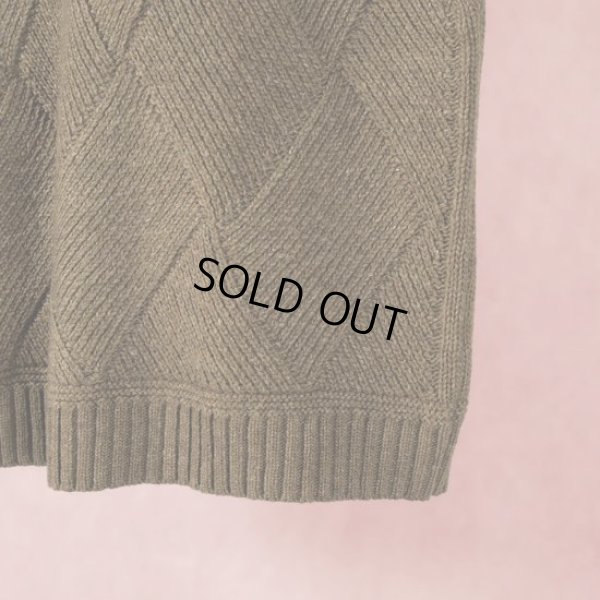 画像6: NATURALLAUNDRY / ナテュラルランドリー ラムケーブル ダイヤゴナルベスト (6)