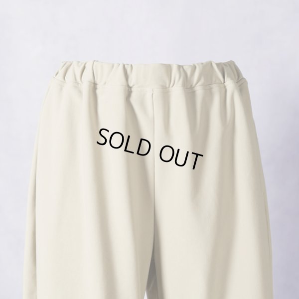 画像2: prit / プリット ツイルストレッチジャージ裏起毛裾ダーツパンツ (2)