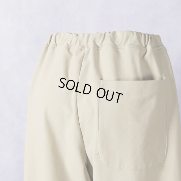 画像6: prit / プリット ツイルストレッチジャージ裏起毛裾ダーツパンツ (6)