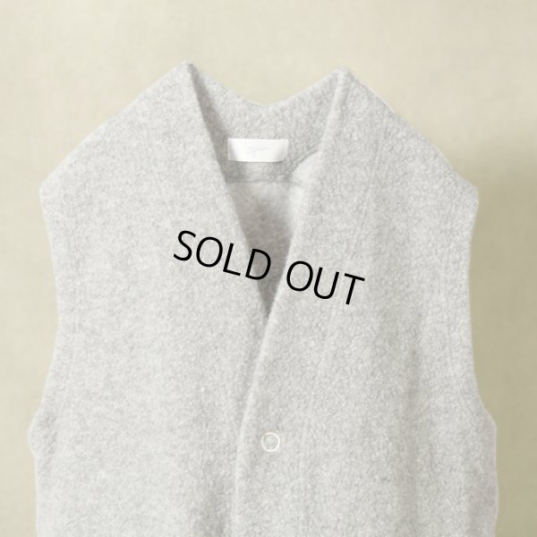 画像3: grin / グリン シープパイルボア スナップロングベスト (3)