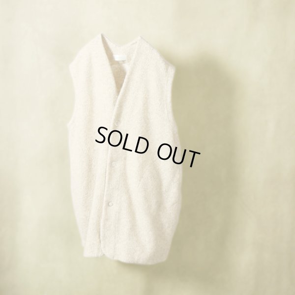 画像9: grin / グリン シープパイルボア スナップロングベスト (9)