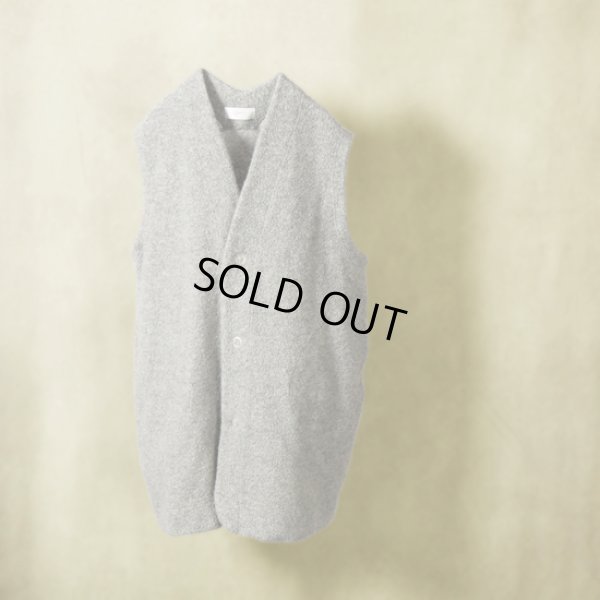 画像6: grin / グリン シープパイルボア スナップロングベスト (6)