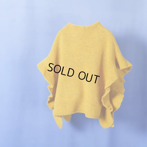 画像7: tumugu / ツムグ リネンウールアルパカ フリルベスト (7)