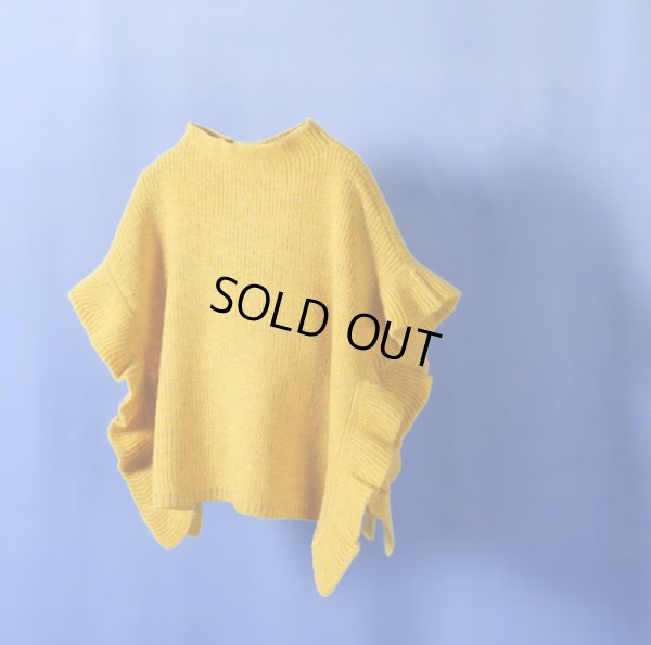 画像6: tumugu / ツムグ リネンウールアルパカ フリルベスト (6)