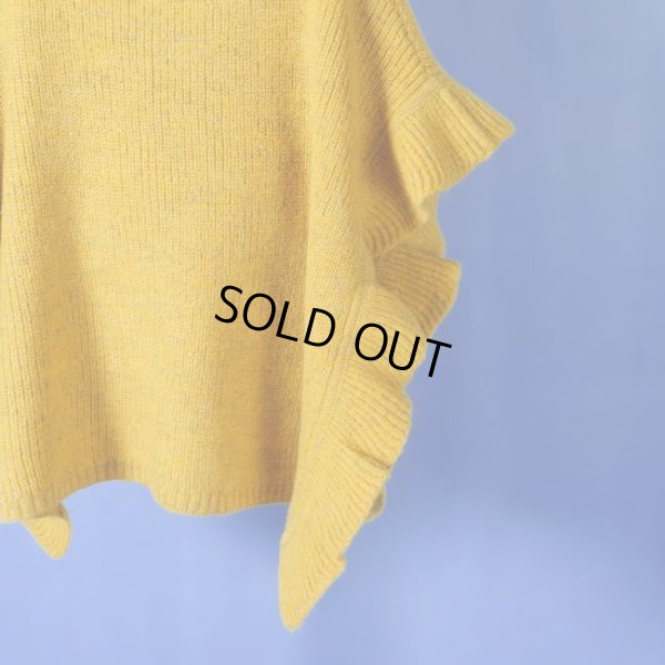 画像5: tumugu / ツムグ リネンウールアルパカ フリルベスト (5)