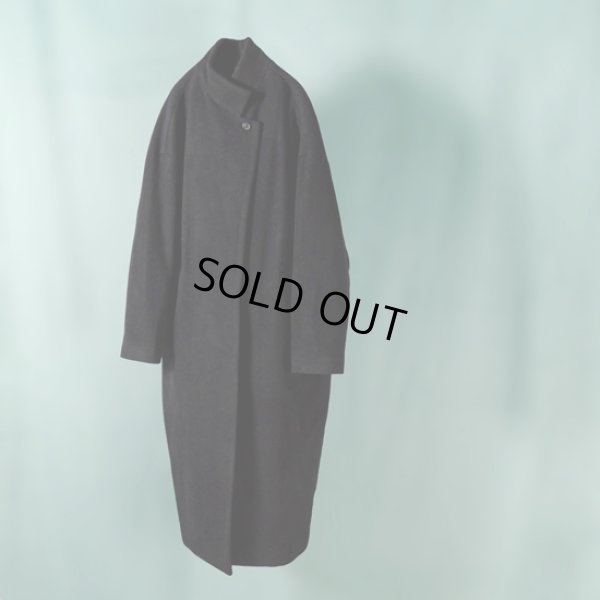 画像16: mizuiroind / ミズイロインド スタンドカラーウールコート (16)