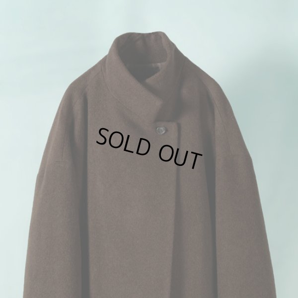 画像13: mizuiroind / ミズイロインド スタンドカラーウールコート (13)