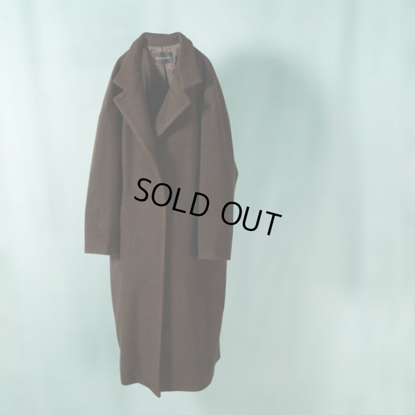 画像14: mizuiroind / ミズイロインド スタンドカラーウールコート (14)